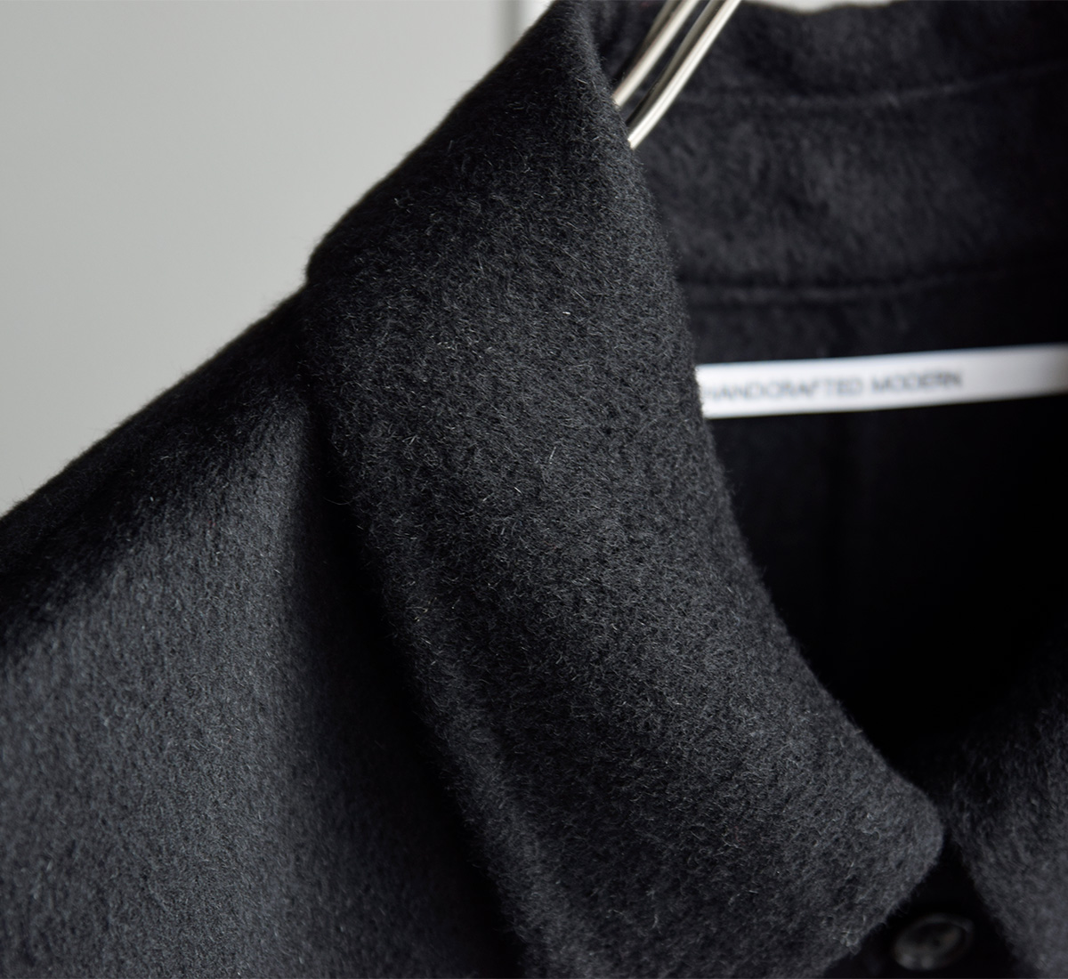 TENNE HANDCRAFTED MODERN(enhNtebh_)rbOTCY XeJ[R[g gbig size soutien collar coath 0026