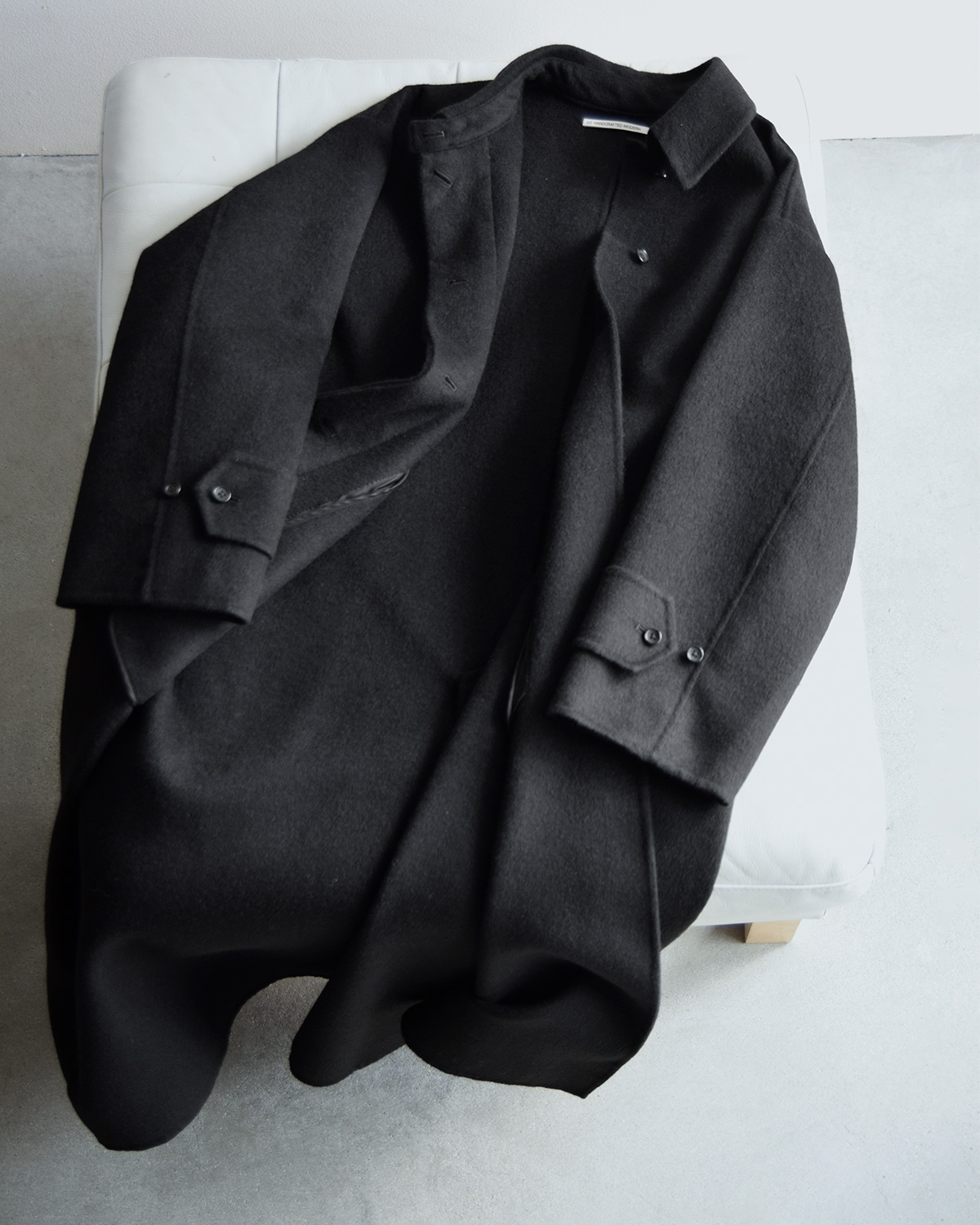 TENNE HANDCRAFTED MODERN(enhNtebh_)rbOTCY XeJ[R[g gbig size soutien collar coath 0026