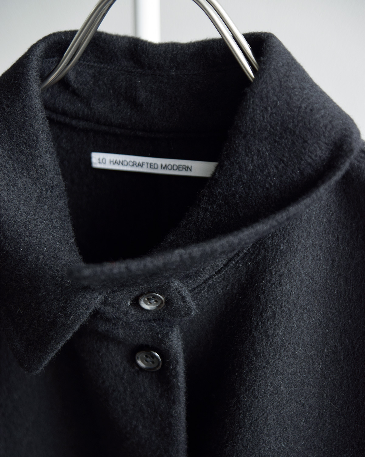 TENNE HANDCRAFTED MODERN(enhNtebh_)rbOTCY XeJ[R[g gbig size soutien collar coath 0026