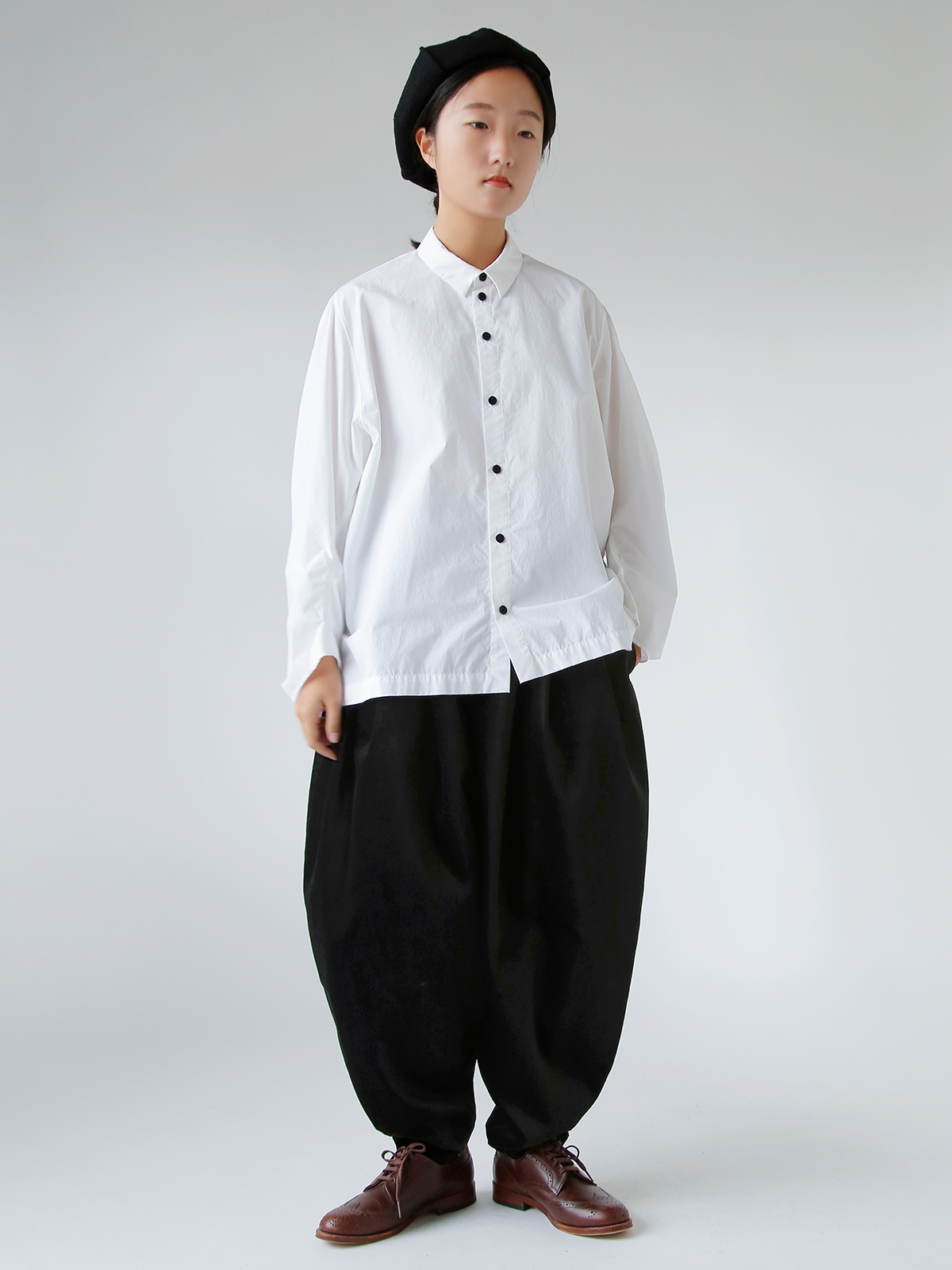 TENNE HANDCRAFTED MODERN(enhNtebh_)vXxxbg 3^bN e[p[h pc g3 tuck tapered pantsh 0028