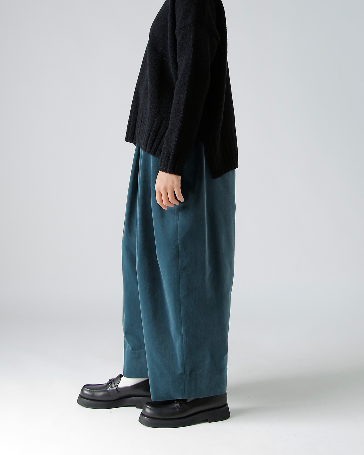 TENNE HANDCRAFTED MODERN(enhNtebh_)3^bN Ch pc g3 tuck wide pantsh 0029o