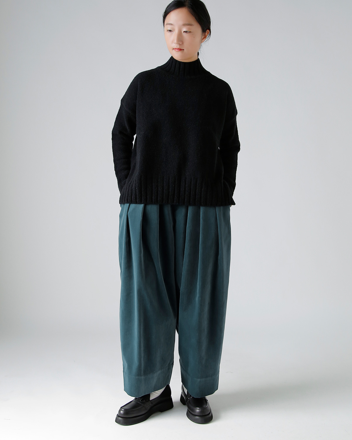 TENNE HANDCRAFTED MODERN(enhNtebh_)3^bN Ch pc g3 tuck wide pantsh 0029o