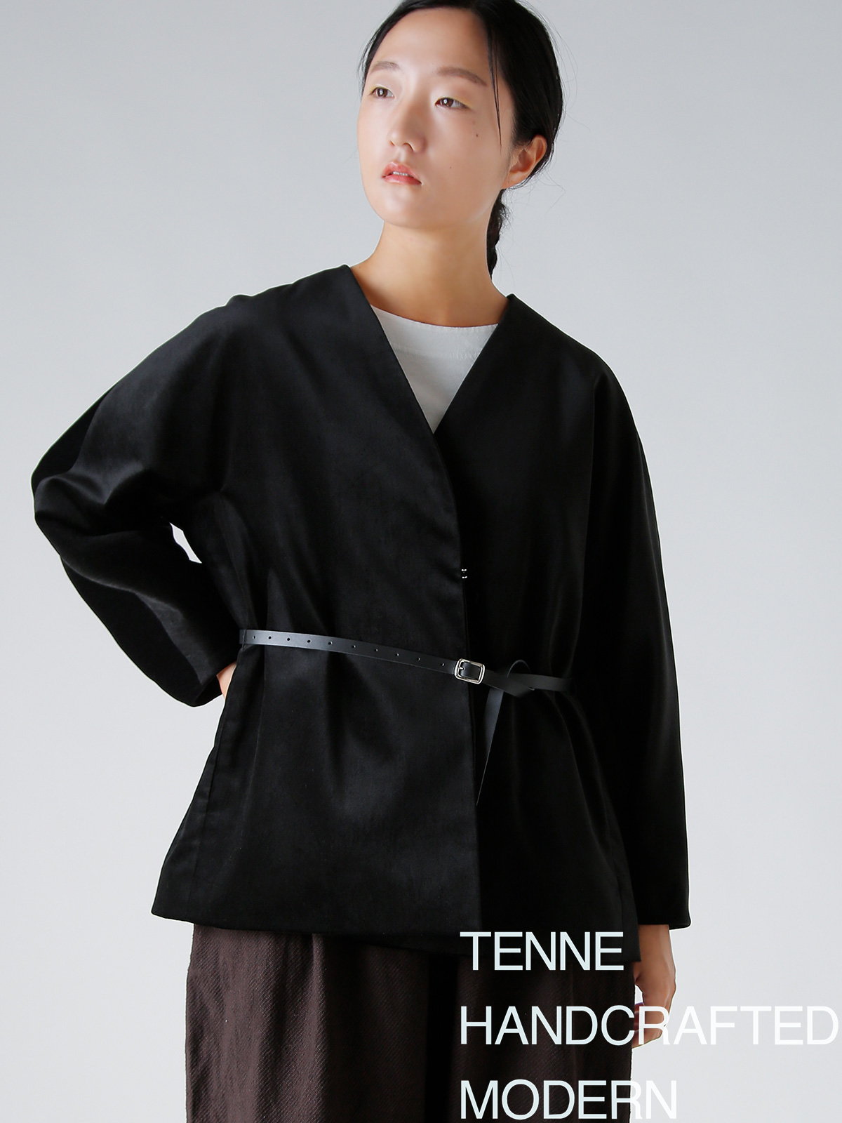 tenne handcrafted modern ベルベット ジャケット TENNE HANDCRAFTED MODERN テンハンドクラフテッドモダン レザーベルト