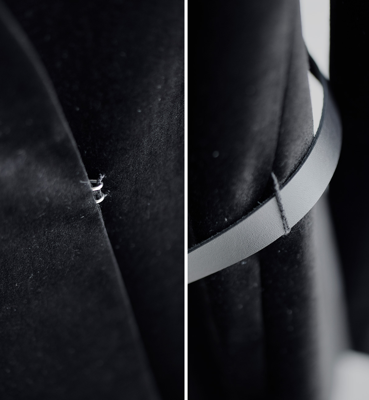 TENNE HANDCRAFTED MODERN(enhNtebh_)U[xgt vX xxbg m[J[ WPbg gvelvet no collar jacketh 0031