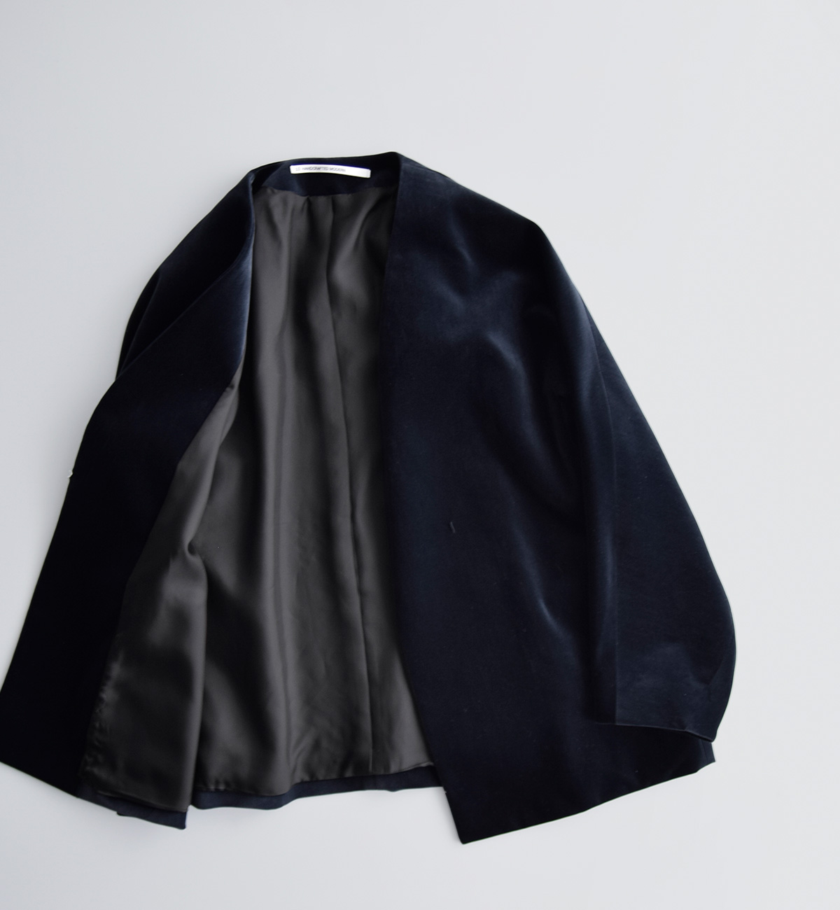 m[J[ WPbg gvelvet no collar jacketh 0031