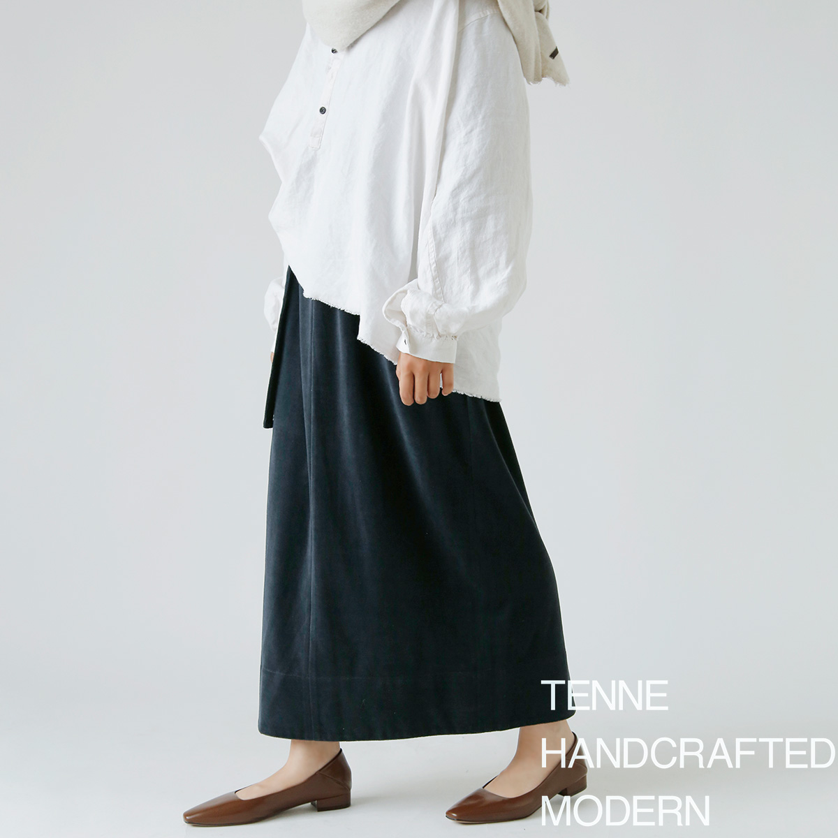 TENNE HANDCRAFTED MODERN(enhNtebh_)xA yV XJ[g gvelour pencil skirth 0033o