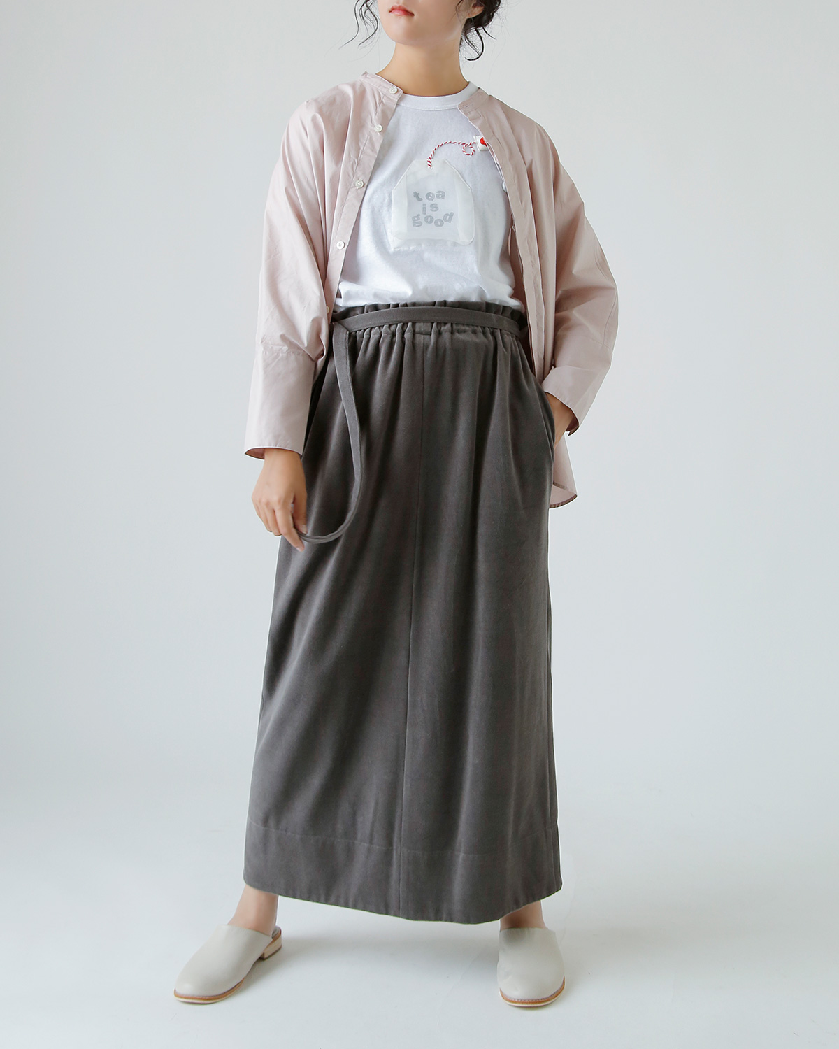 TENNE HANDCRAFTED MODERN(enhNtebh_)xA yV XJ[g gvelour pencil skirth 0033o