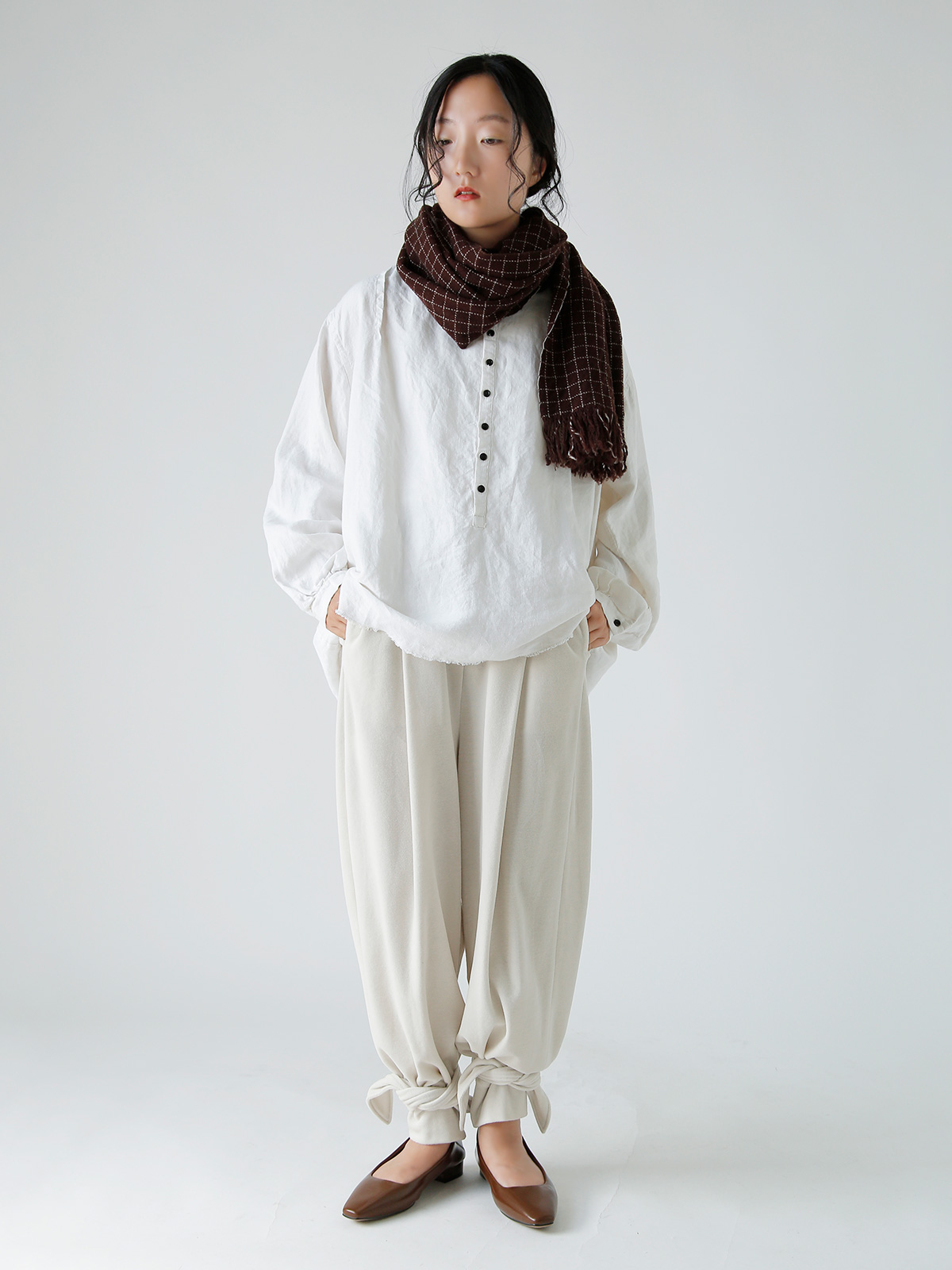 TENNE HANDCRAFTED MODERN(enhNtebh_)xA { pc gvelour ribbon pantsh 0034-same1