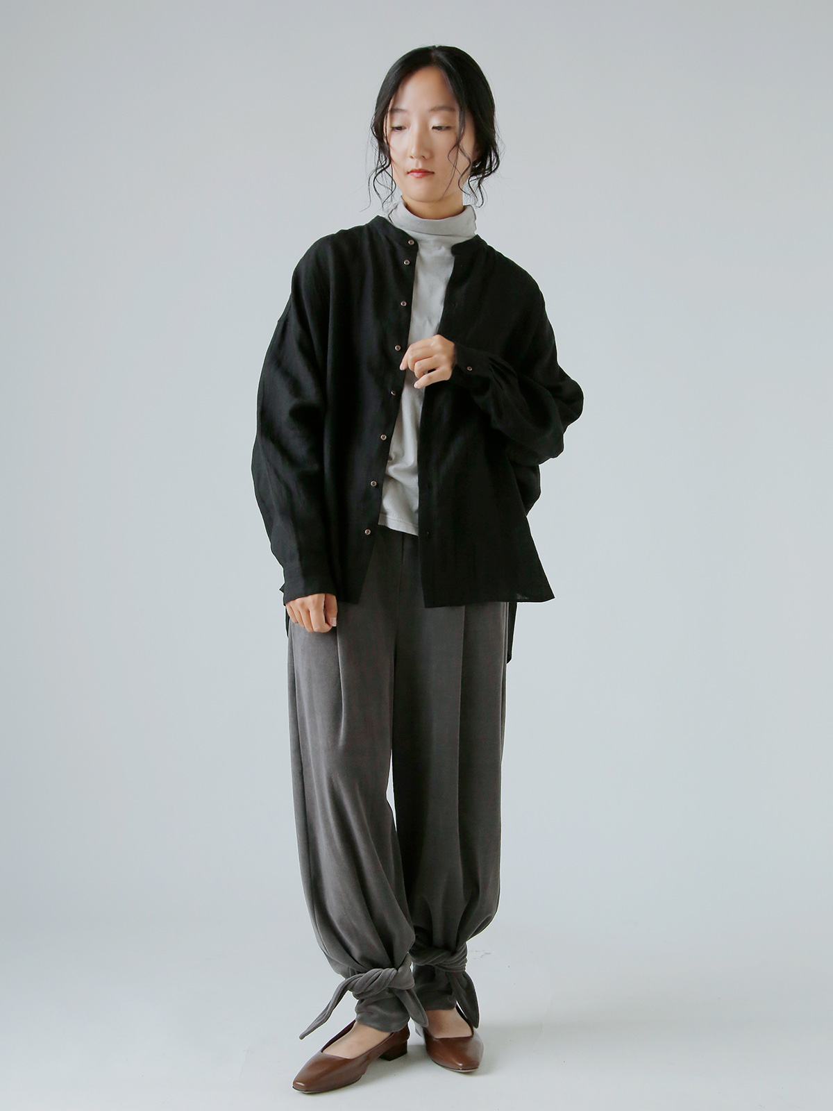 TENNE HANDCRAFTED MODERN(enhNtebh_)xA { pc gvelour ribbon pantsh 0034-same1