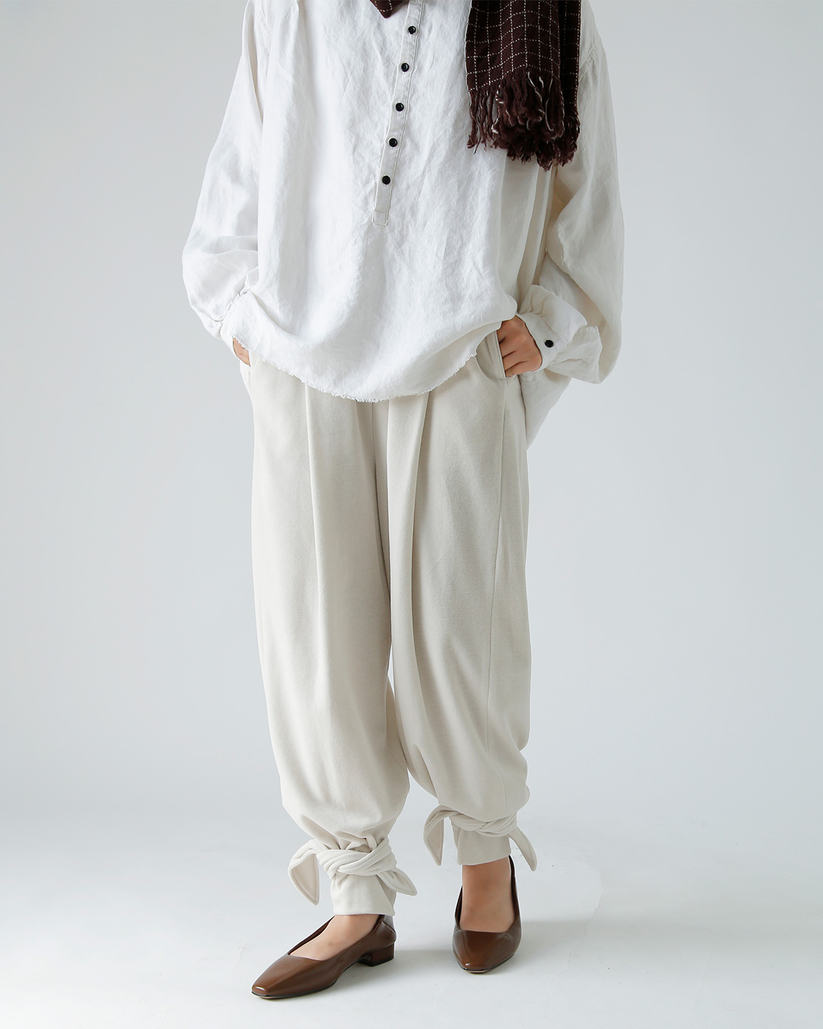 TENNE HANDCRAFTED MODERN(enhNtebh_)xA { pc gvelour ribbon pantsh 0034-same1