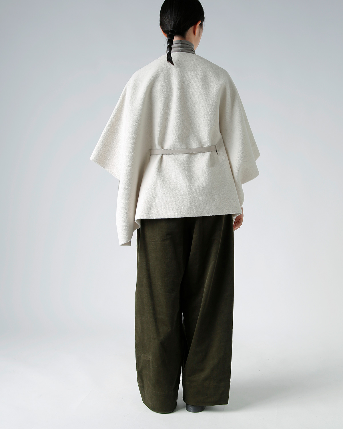 TENNE HANDCRAFTED MODERN(enhNtebh_)U[xgt AS E[ |` gangola wool ponchoh 007