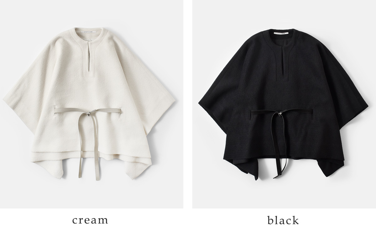 TENNE HANDCRAFTED MODERN(enhNtebh_)U[xgt AS E[ |` gangola wool ponchoh 007