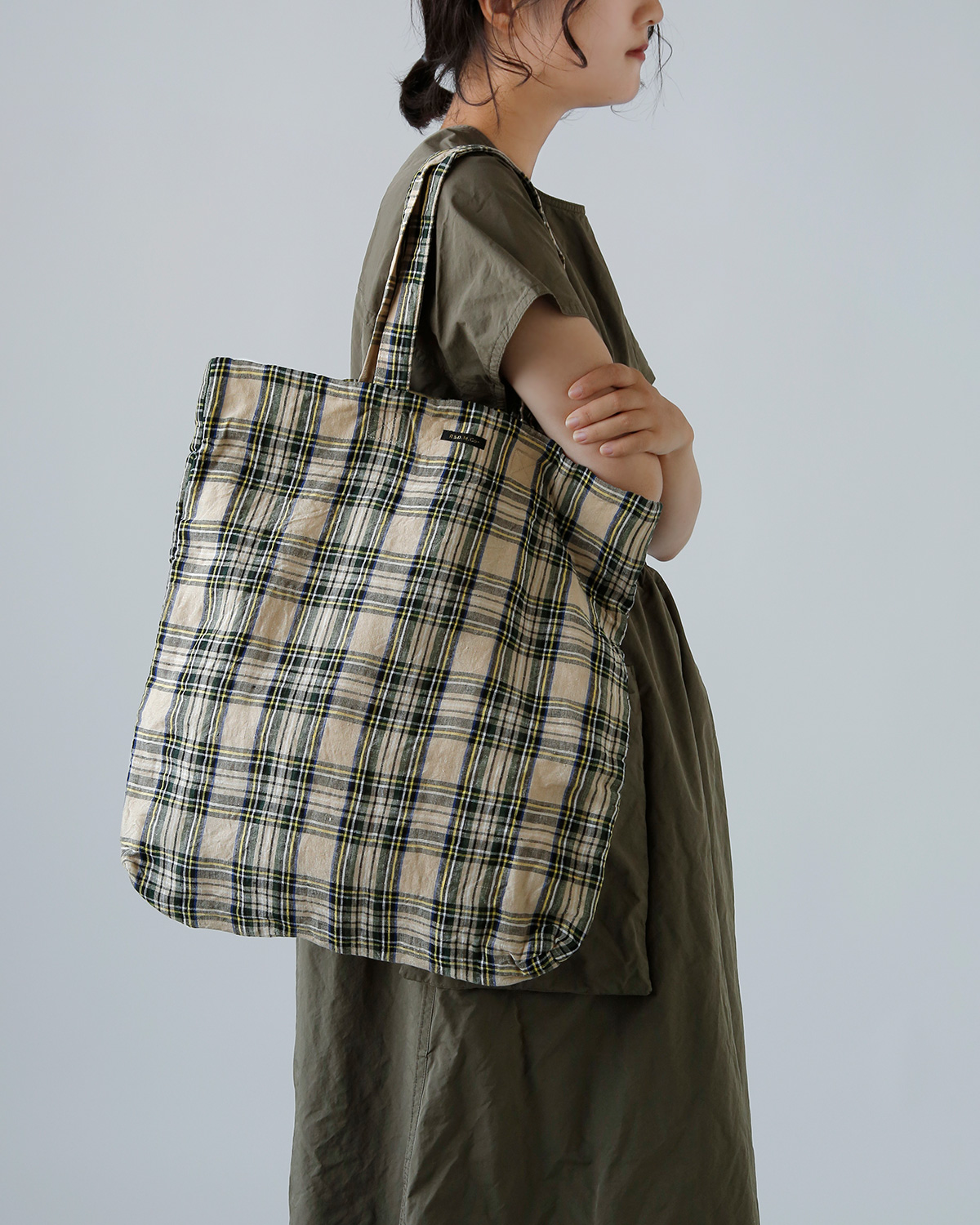 R & D.M.Co-(�I�[���h�}���Y�e�[���[)���l�� �`�F�b�N �g�[�g�o�b�O �gTOTE BAG�h 6961