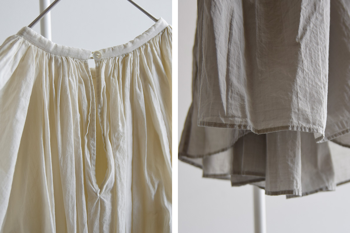 R & D.M.Co-(I[h}Ye[[)K[g_C [ XbN hX gGARMENT DYE LAWN SMOCK DRESSh 7518