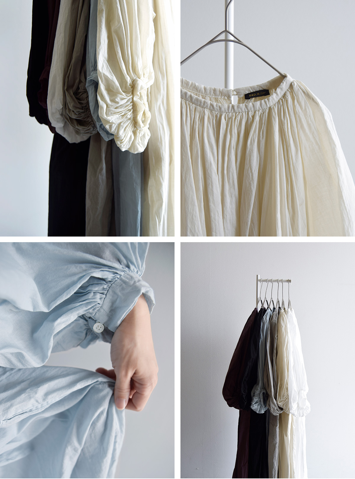 R & D.M.Co-(I[h}Ye[[)K[g_C [ XbN hX gGARMENT DYE LAWN SMOCK DRESSh 7518