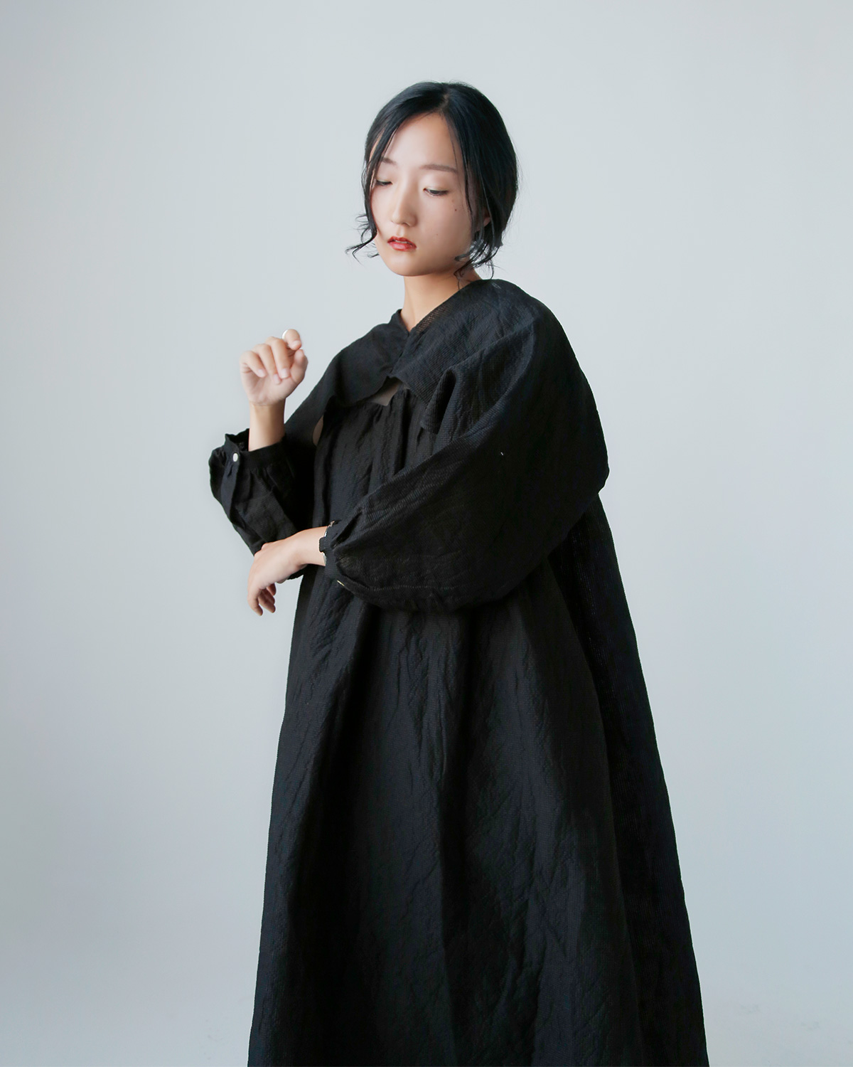 R & D.M.Co-(I[h}Ye[[)VF[fBO `FbN { X[u gSHADING CHECK BOLERO SLEEVEh 7533