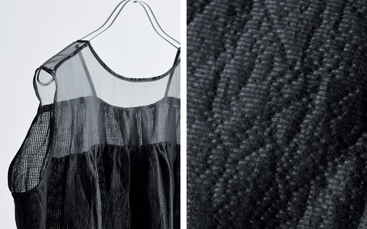 R & D.M.Co-(I[h}Ye[[)VF[fBO `FbN m[X[u hX gSHADING CHECK NO SLEEVE DRESSh 7534