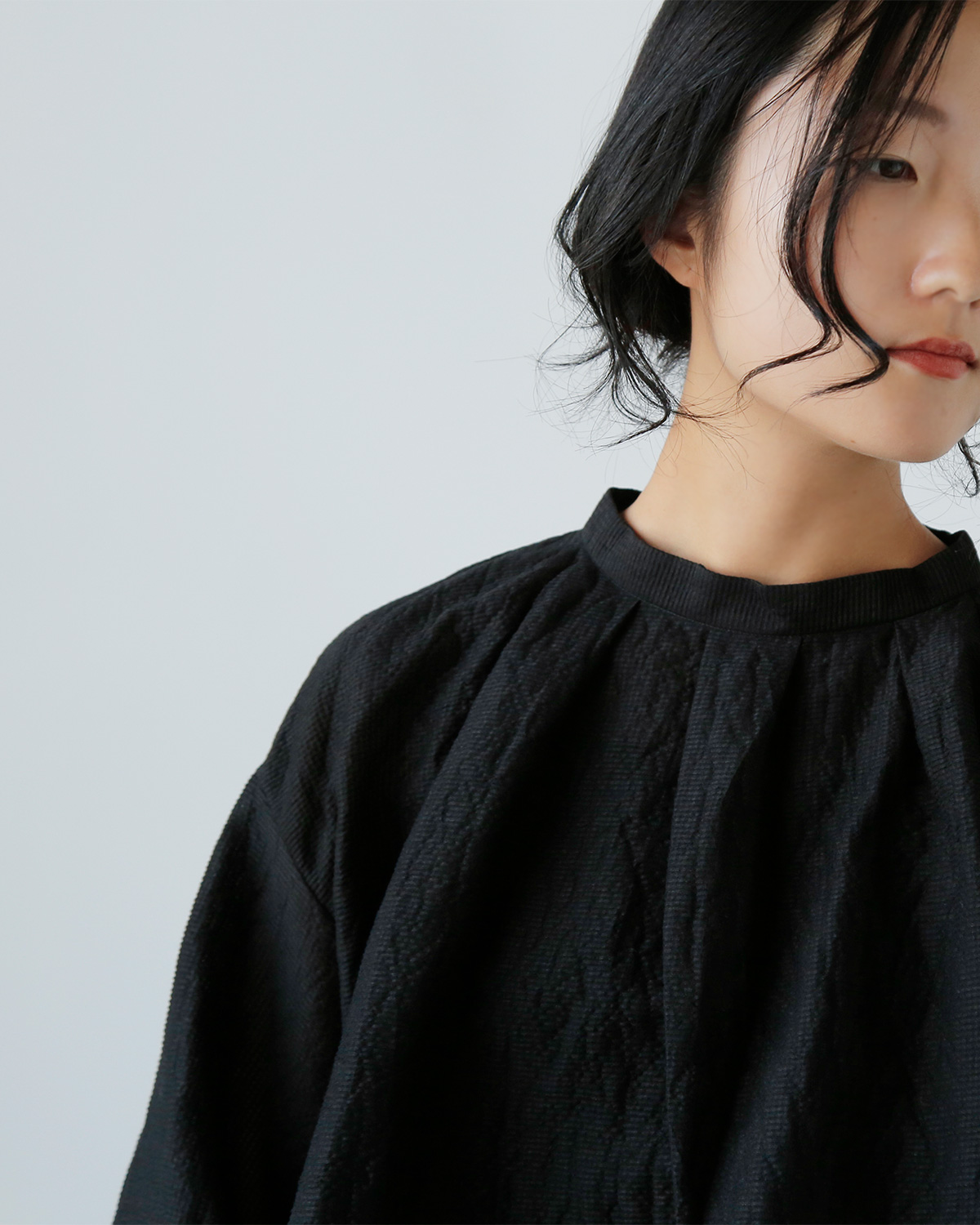 R & D.M.Co-(I[h}Ye[[)VF[fBO `FbN XbN uEX gSHADING CHECK SMOCK BLOUSEh 7537