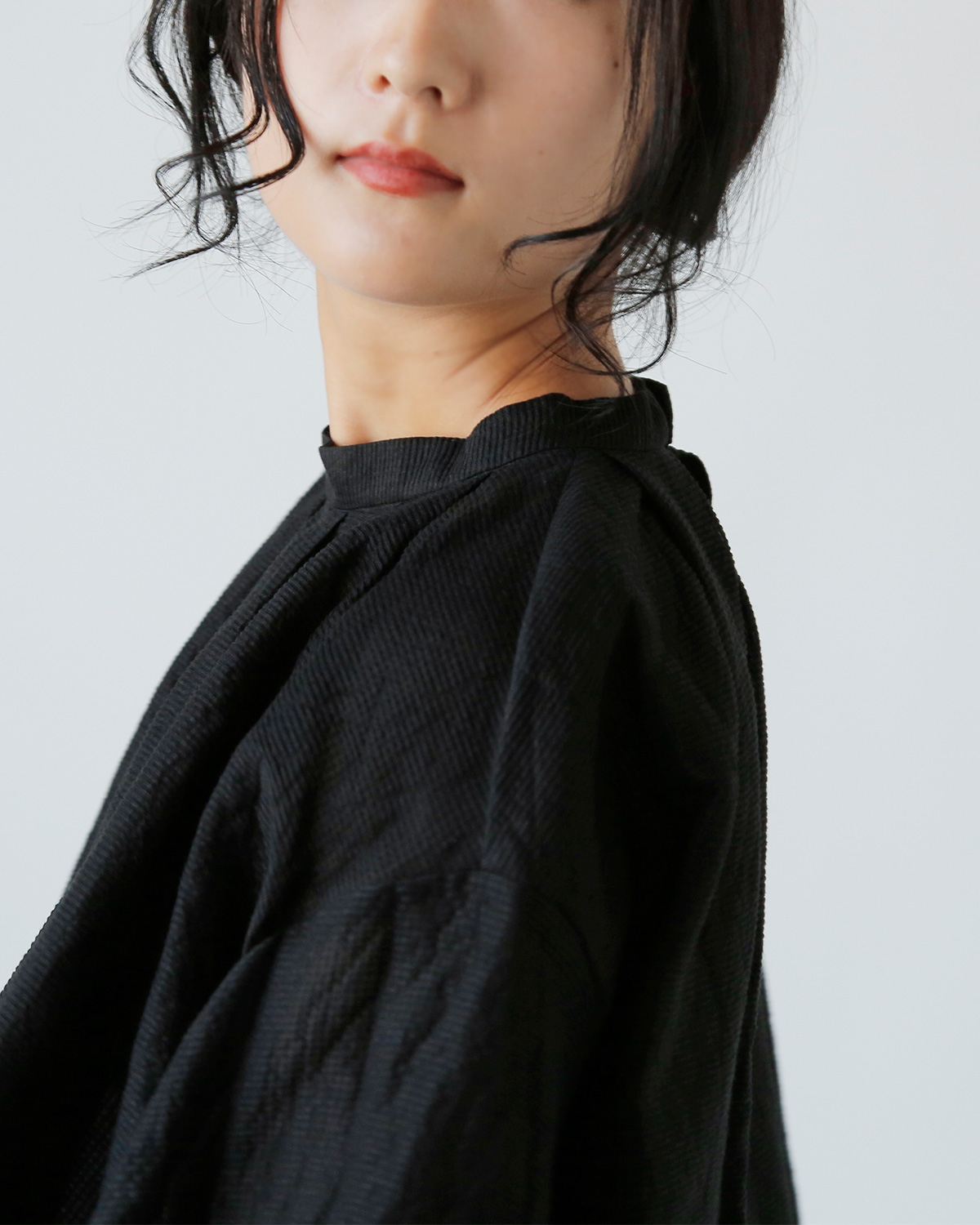 R & D.M.Co-(I[h}Ye[[)VF[fBO `FbN XbN uEX gSHADING CHECK SMOCK BLOUSEh 7537