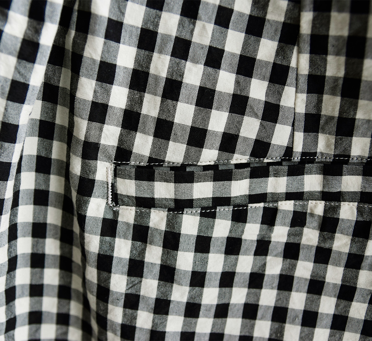 R & D.M.Co-(I[h}Ye[[)MK`FbN TG e[p[h K pc gGINGHAM CHECK SARROUEL TAPERED GUM PANTSh 7609