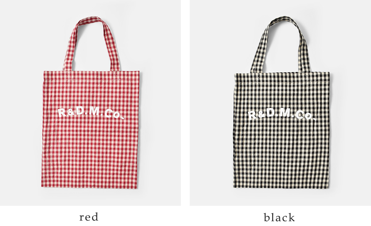 R & D.M.Co-(I[h}Ye[[)MK`FbN g[g obO gGINGHAM CHECK TOTE BAGh 7618