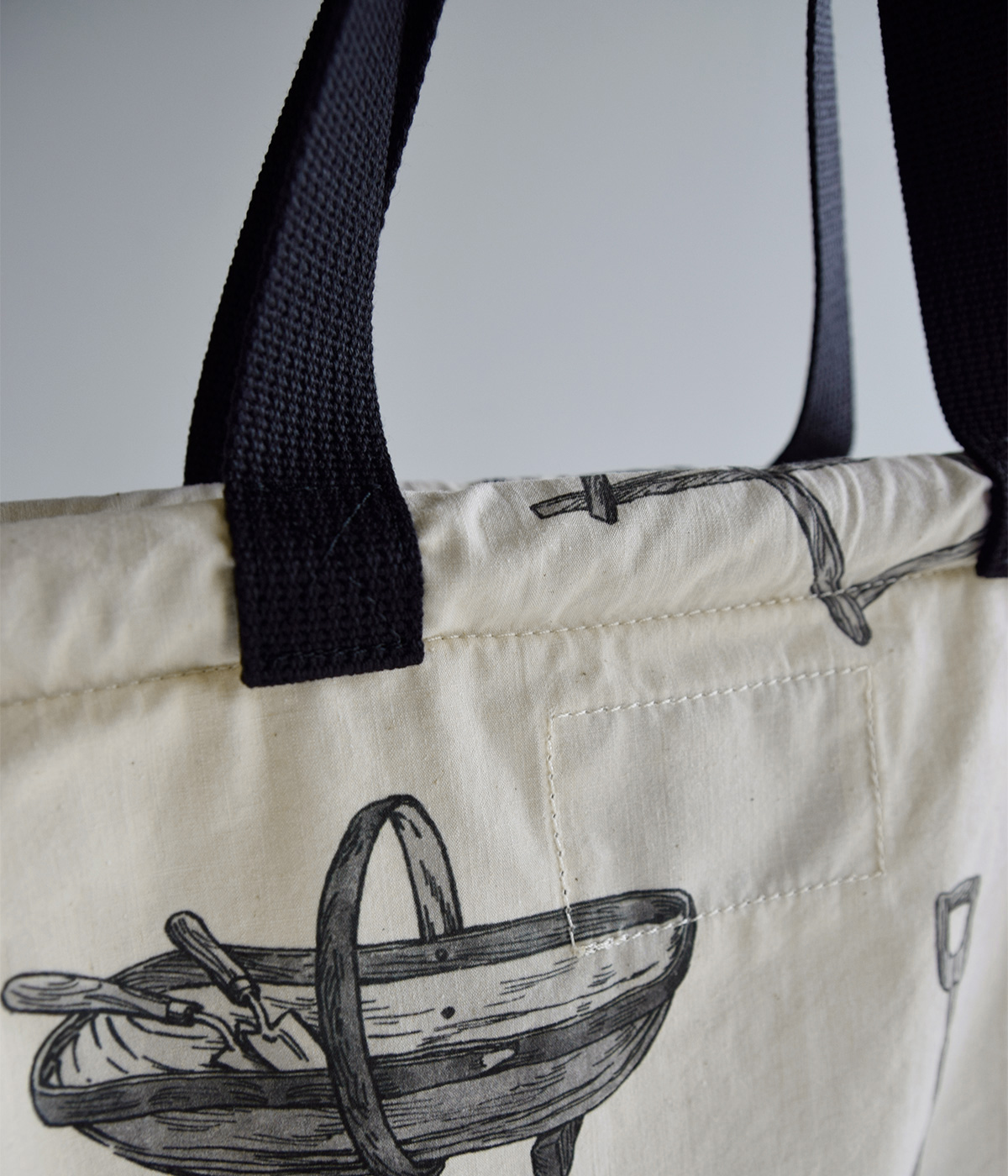 R & D.M.Co-(I[h}Ye[[)Rbg O[gO[T t[}[Pbg obO S gGREAT GREEN THUMB FLOWER MARKET BAG Sh 7642