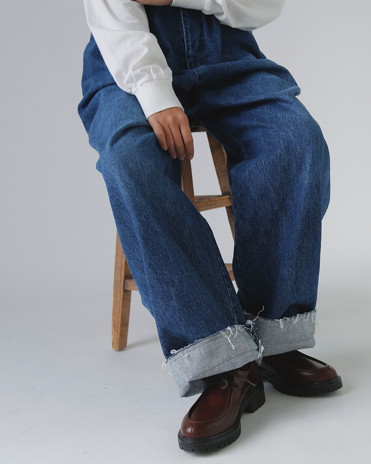 R & D.M.Co-(I[h}Ye[[)Rbg fBRXgNg TXy_[pc gDECONSTRUCT SUSPENDER PANTSh 7719