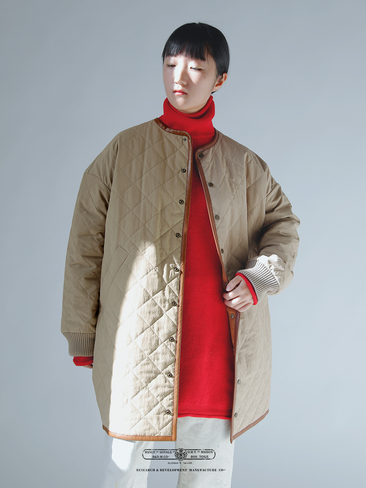 R & D.M.Co- オールドマンズテーラー ウォータープルーフ キルティング