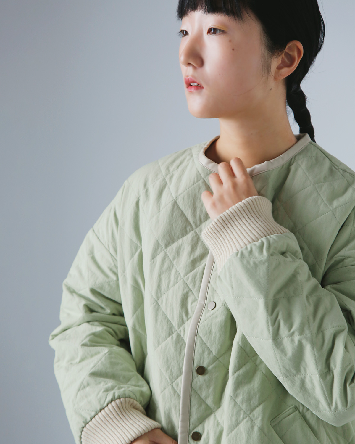 R & D.M.Co-(�I�[���h�}���Y�e�[���[)�E�H�[�^�[�v���[�t �L���e�B���O �n�[�t �R�[�g �gWATERPROOF QUILTING HALF COAT�h 7730