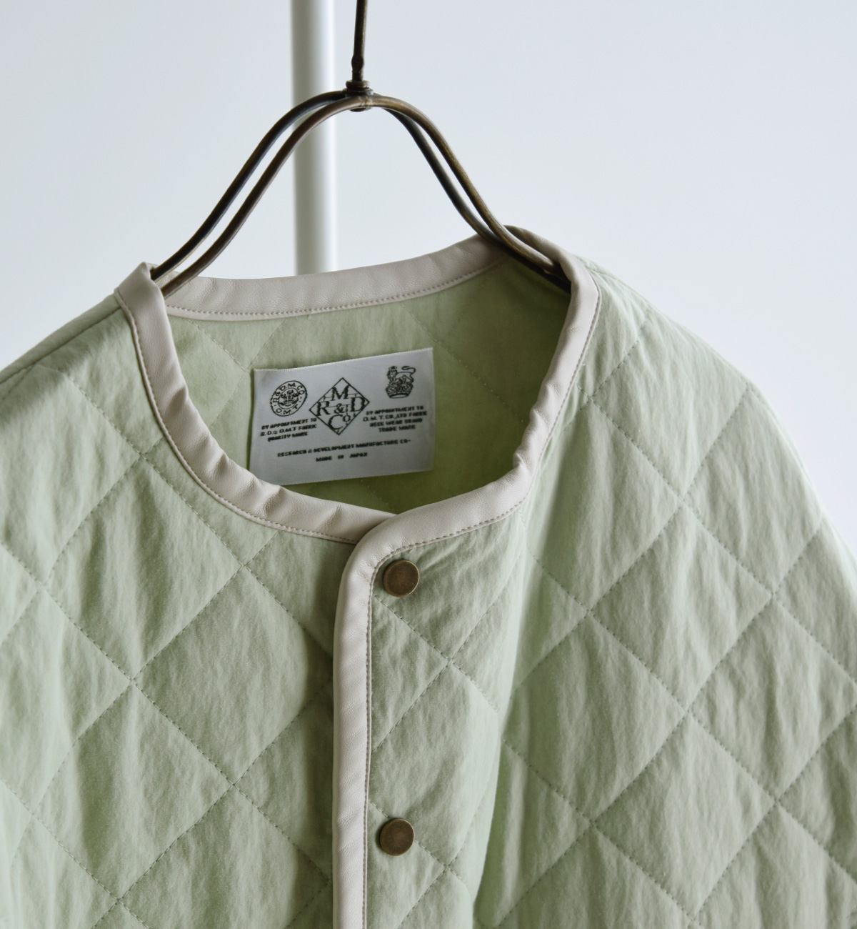 R & D.M.Co-(�I�[���h�}���Y�e�[���[)�E�H�[�^�[�v���[�t �L���e�B���O �n�[�t �R�[�g �gWATERPROOF QUILTING HALF COAT�h 7730