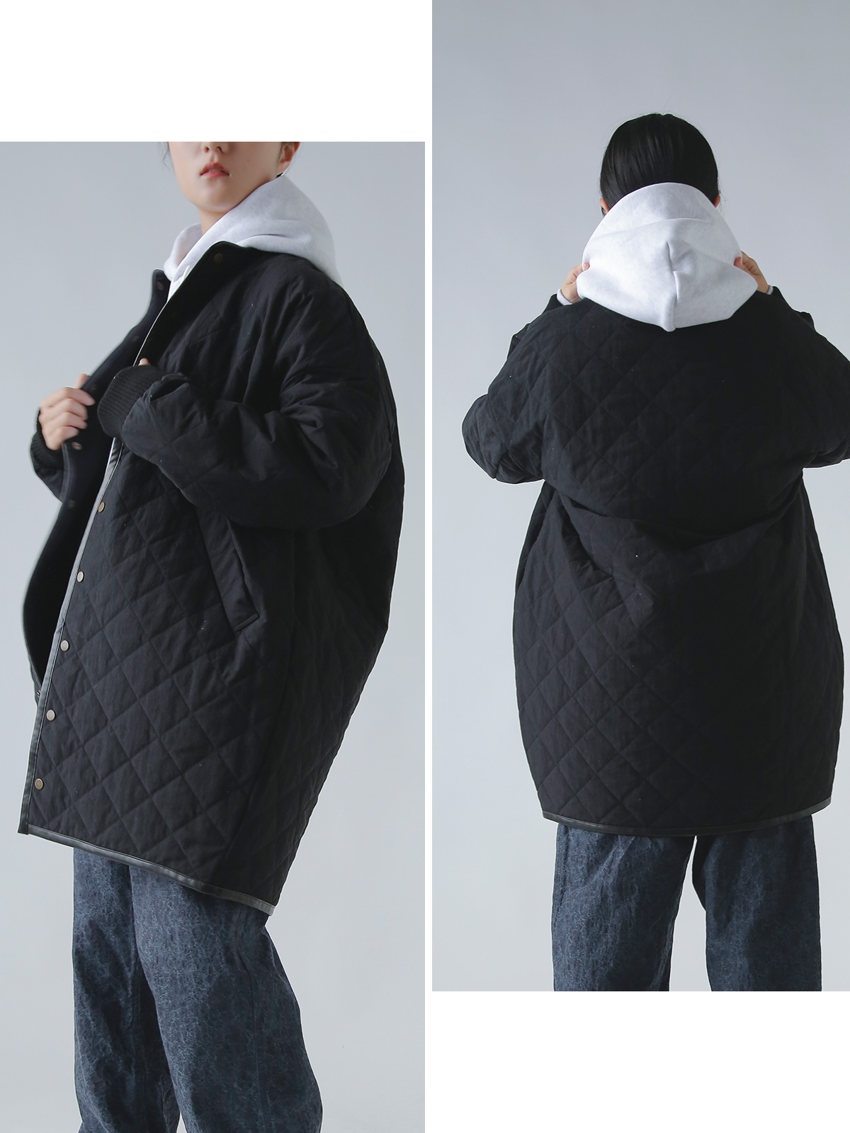 R & D.M.Co-(�I�[���h�}���Y�e�[���[)�E�H�[�^�[�v���[�t �L���e�B���O �n�[�t �R�[�g �gWATERPROOF QUILTING HALF COAT�h 7730