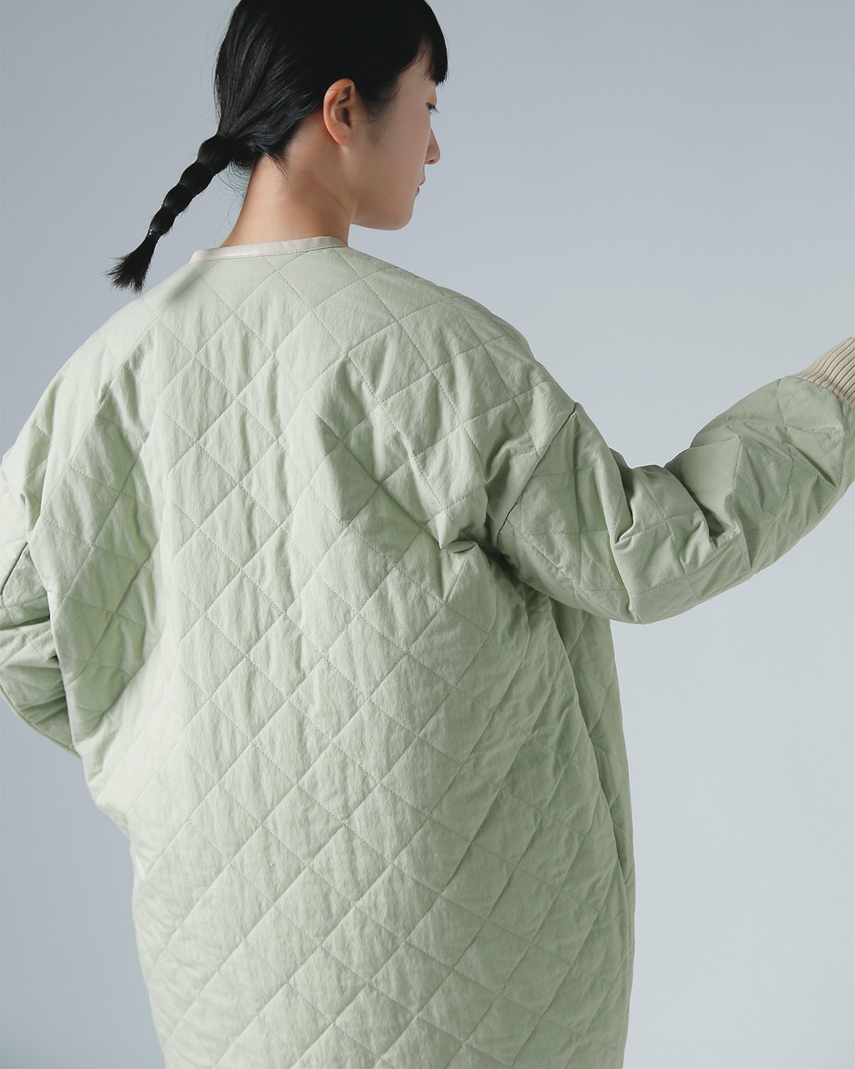 R & D.M.Co-(�I�[���h�}���Y�e�[���[)�E�H�[�^�[�v���[�t �L���e�B���O �n�[�t �R�[�g �gWATERPROOF QUILTING HALF COAT�h 7730