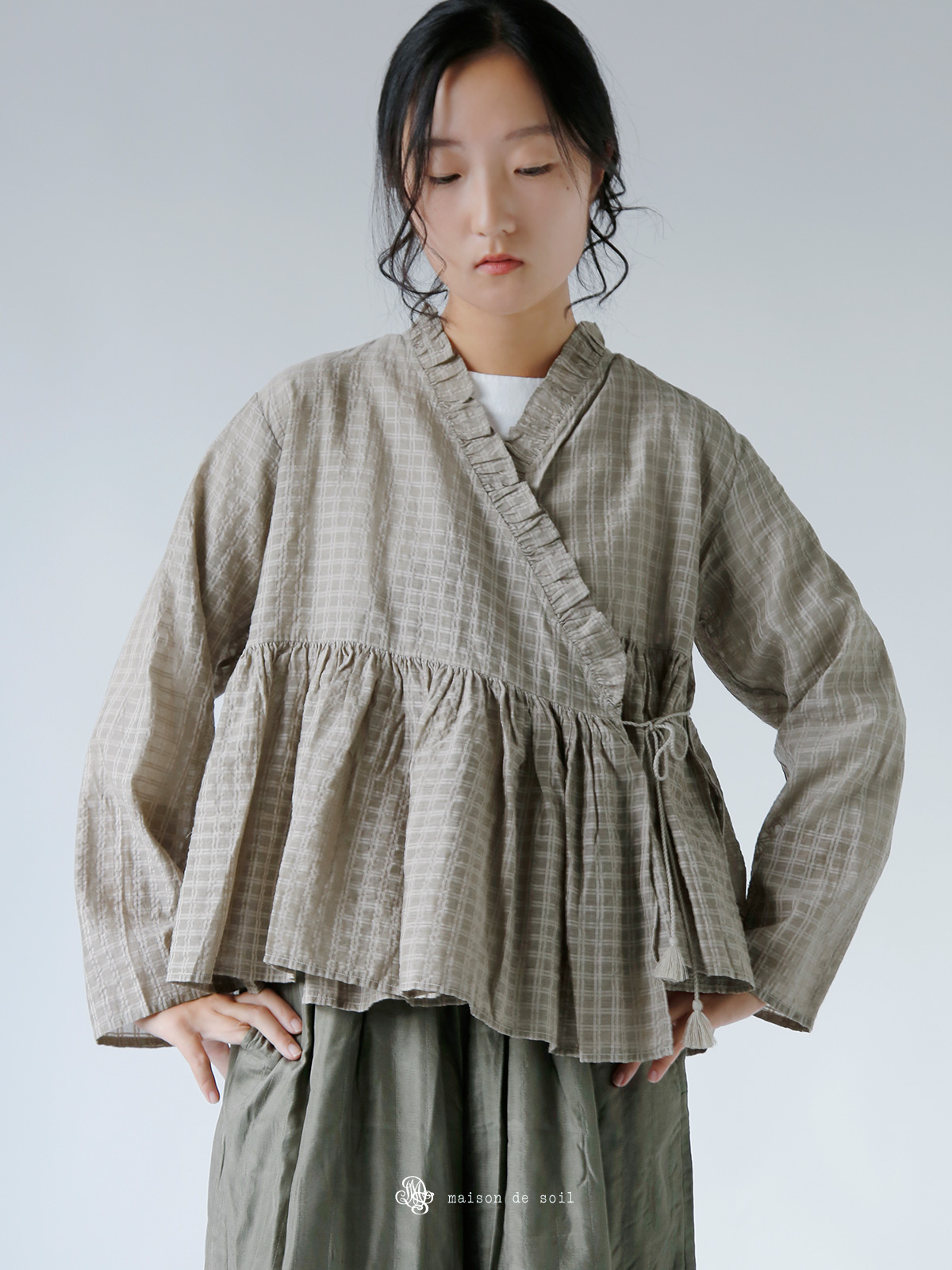 maison de soil メゾン ド ソイル ハンドウーブン コットン