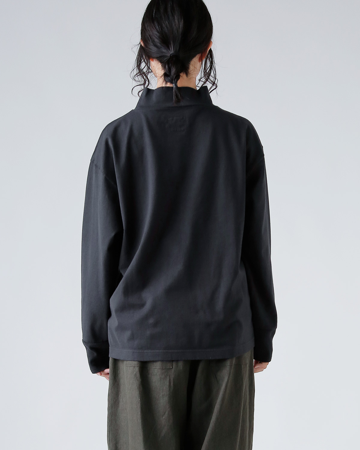 TOUJOURS(gDW[)I[KjbN t@C Rbg W[W[ vI[o[ gHigh Neck Big Pulloverh lm43xc06