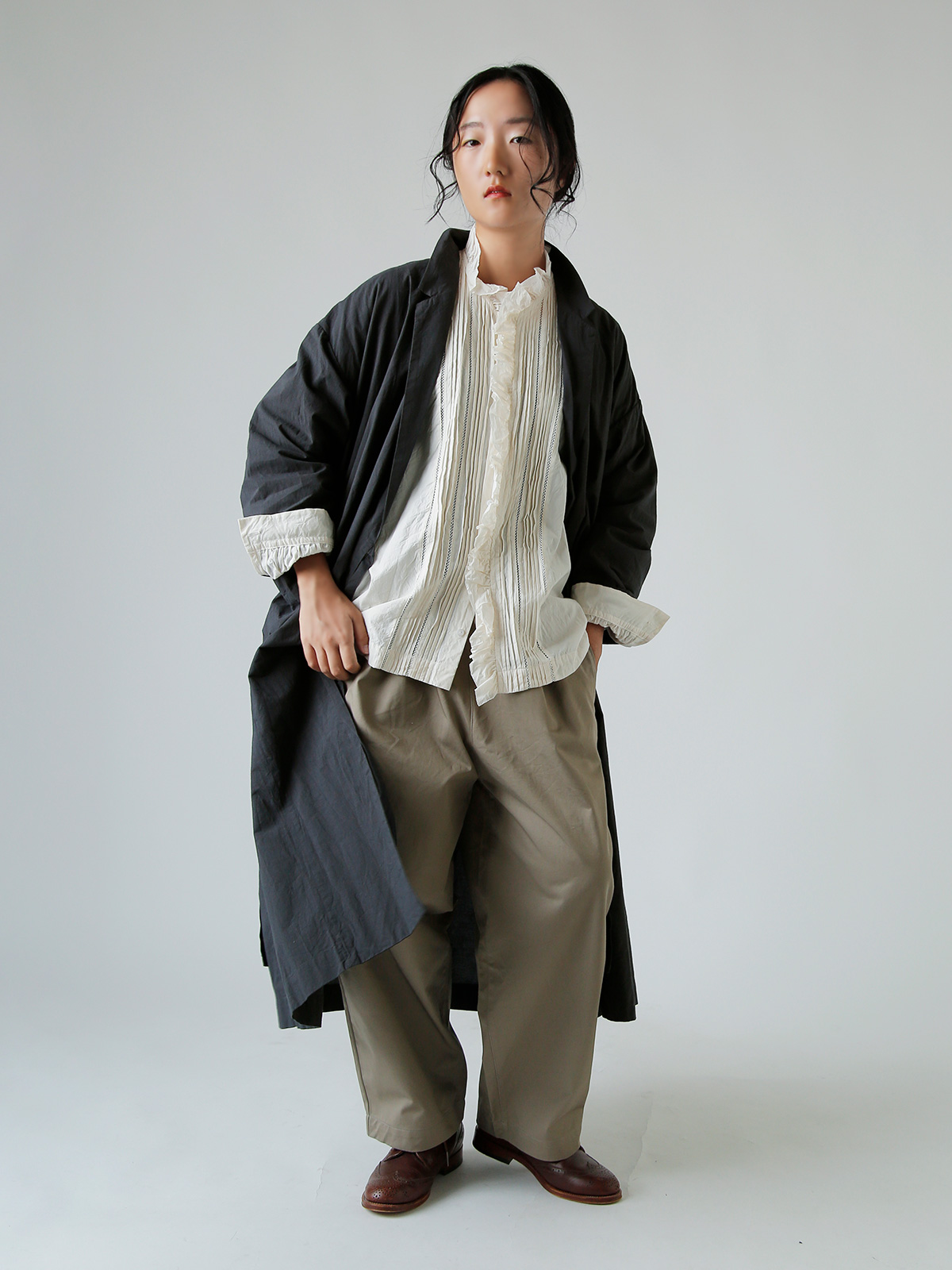 TOUJOURS(gDW[)VhE O vCh Rbg KE gLapel Collar Gownh mm43ec03