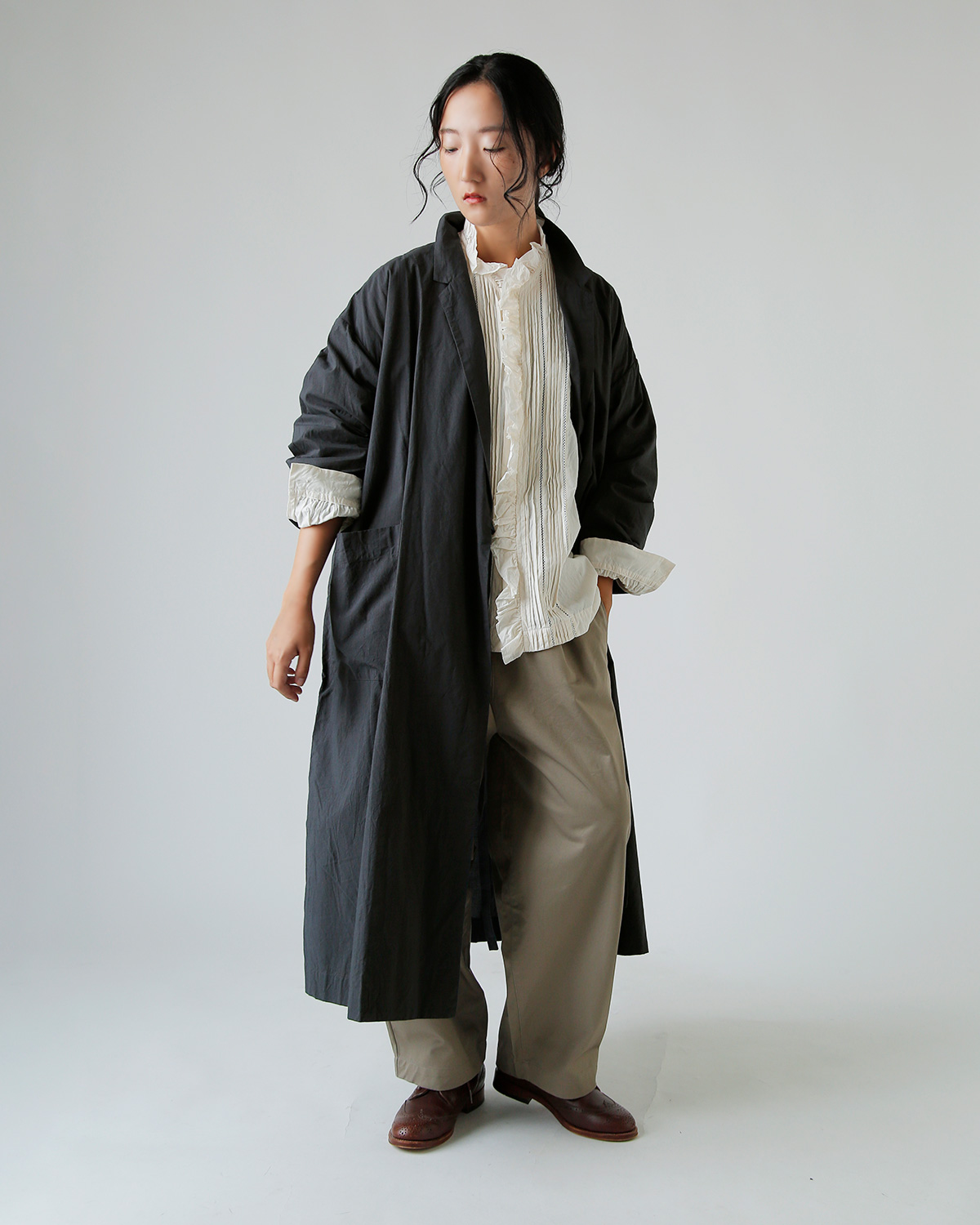 TOUJOURS(gDW[)VhE O vCh Rbg KE gLapel Collar Gownh mm43ec03