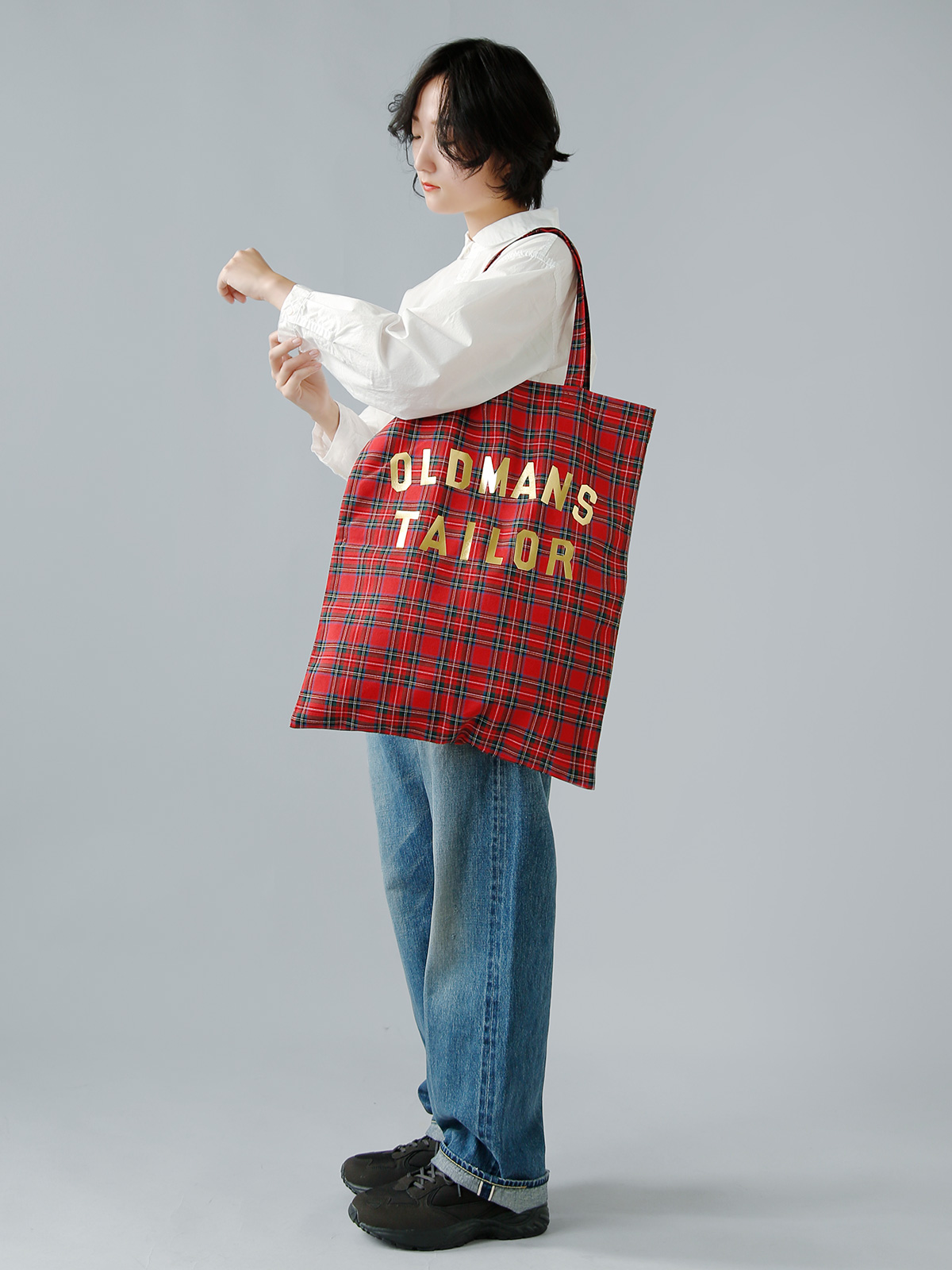 R & D.M.Co-(�I�[���h�}���Y�e�[���[)�R�b�g�� ���S�v�����g �^�[�^���`�F�b�N �g�[�g �o�b�O �gOMT PRINT TOTE BAG�h omt-ss1101