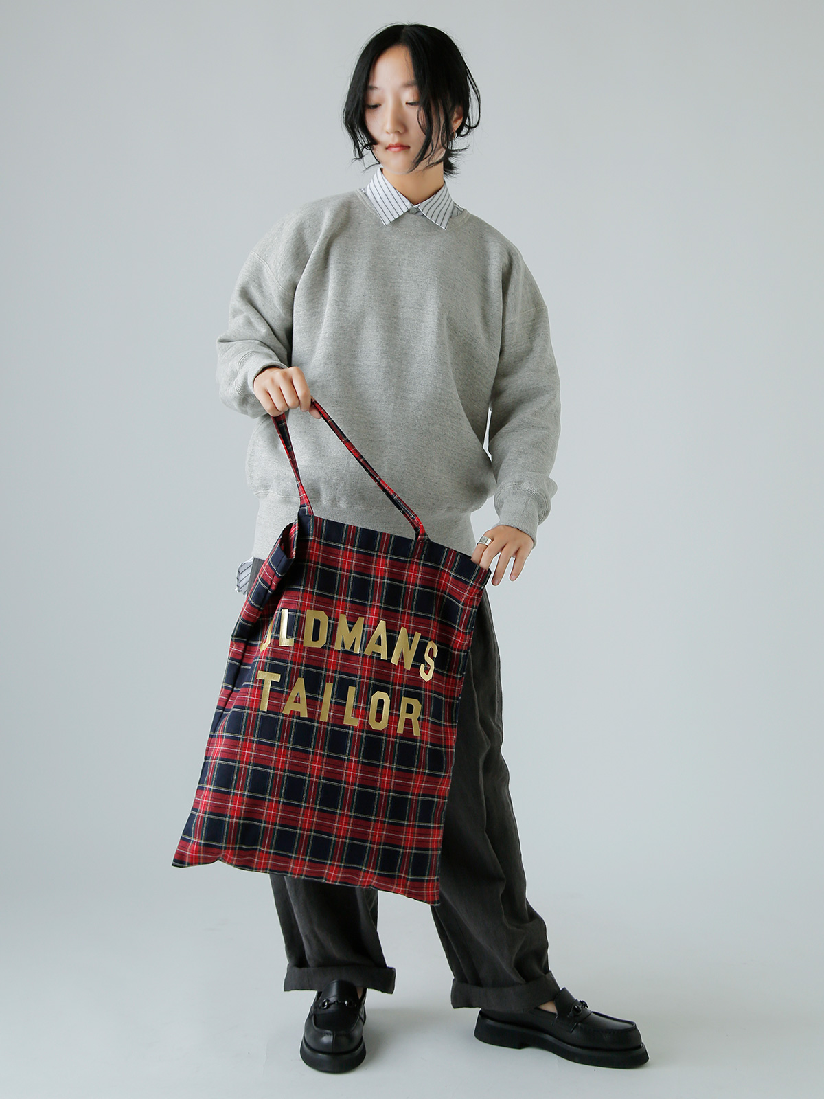 R & D.M.Co-(�I�[���h�}���Y�e�[���[)�R�b�g�� ���S�v�����g �^�[�^���`�F�b�N �g�[�g �o�b�O �gOMT PRINT TOTE BAG�h omt-ss1101