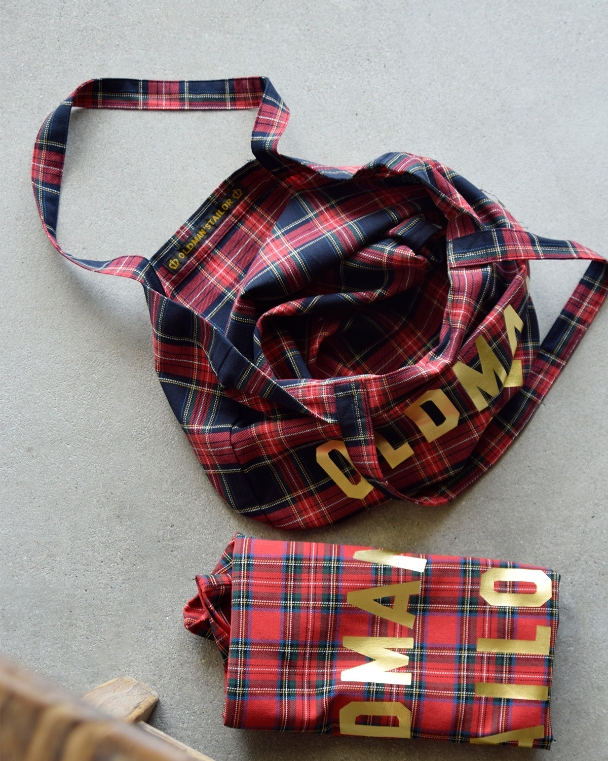 R & D.M.Co-(�I�[���h�}���Y�e�[���[)�R�b�g�� ���S�v�����g �^�[�^���`�F�b�N �g�[�g �o�b�O �gOMT PRINT TOTE BAG�h omt-ss1101