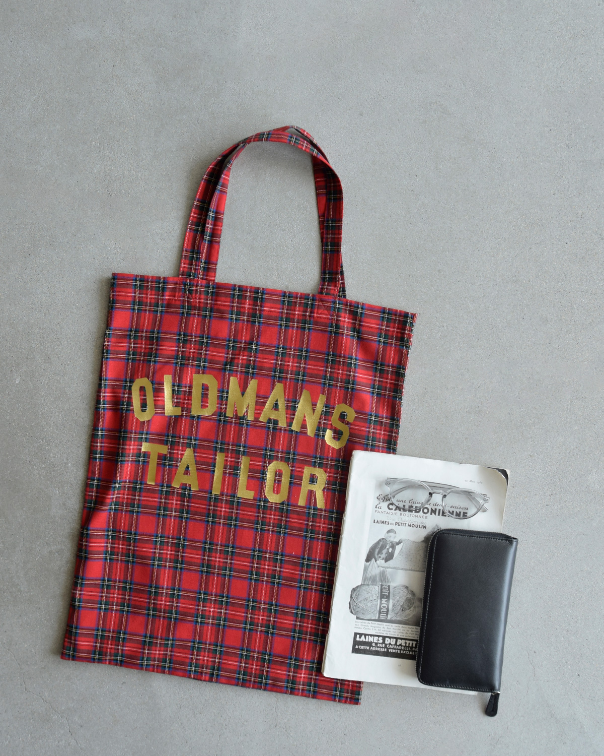 R & D.M.Co-(�I�[���h�}���Y�e�[���[)�R�b�g�� ���S�v�����g �^�[�^���`�F�b�N �g�[�g �o�b�O �gOMT PRINT TOTE BAG�h omt-ss1101