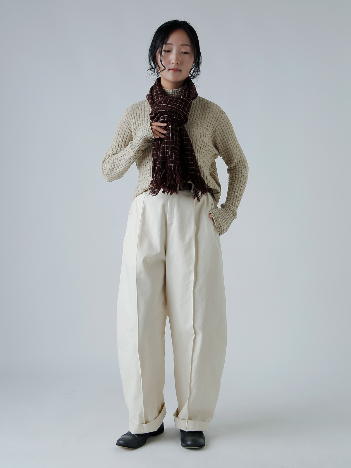 ONICA(IjJ)Rbgu[N oXPbggbv jbg vI[o[ gCotton boucle Basket Toph oni050