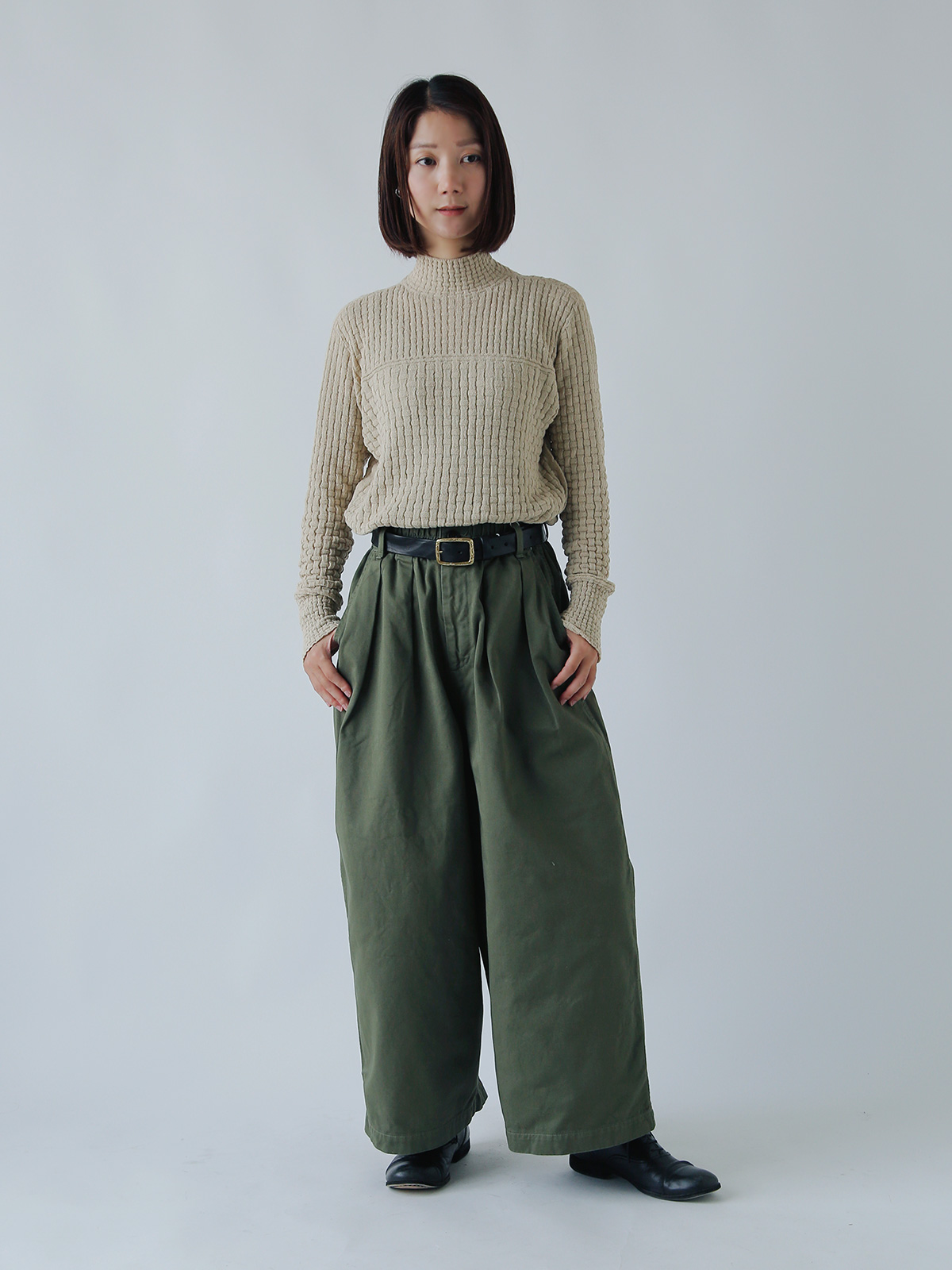 ONICA(IjJ)Rbgu[N oXPbggbv jbg vI[o[ gCotton boucle Basket Toph oni050