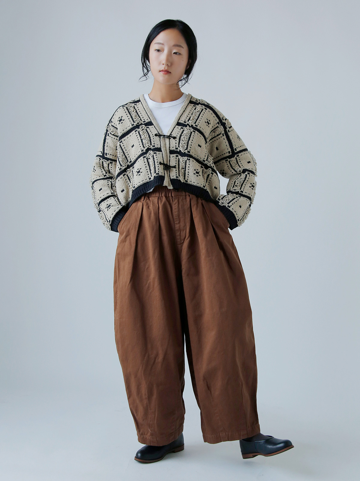 ONICA(IjJ)E[ Rbg ubNWK[h jbg WPbg gBlocked Jacquard Jacketh oni056