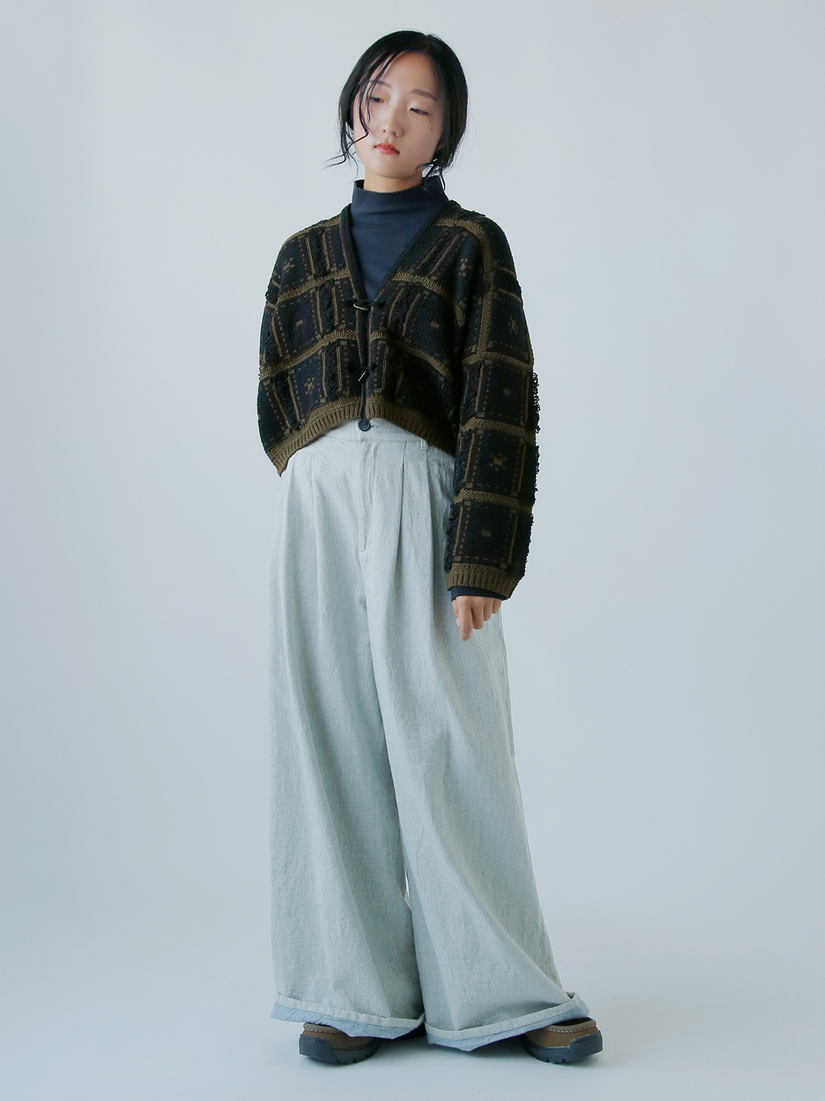 ONICA(IjJ)E[ Rbg ubNWK[h jbg WPbg gBlocked Jacquard Jacketh oni056