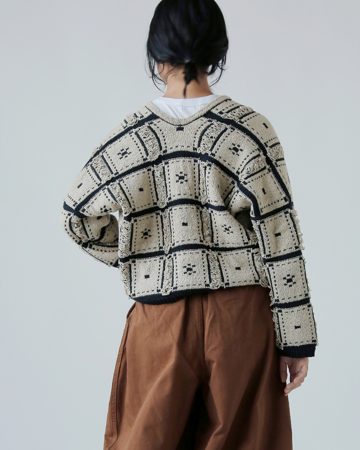 ONICA(IjJ)E[ Rbg ubNWK[h jbg WPbg gBlocked Jacquard Jacketh oni056