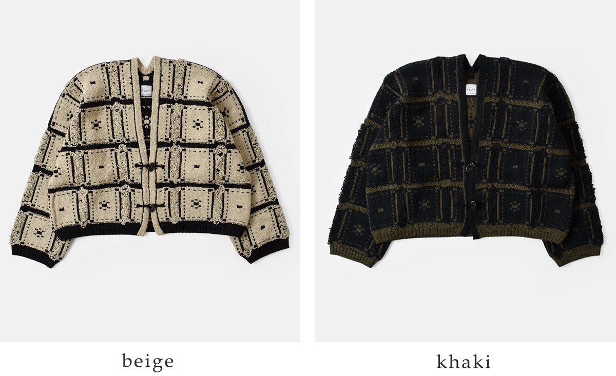 ONICA(IjJ)E[ Rbg ubNWK[h jbg WPbg gBlocked Jacquard Jacketh oni056