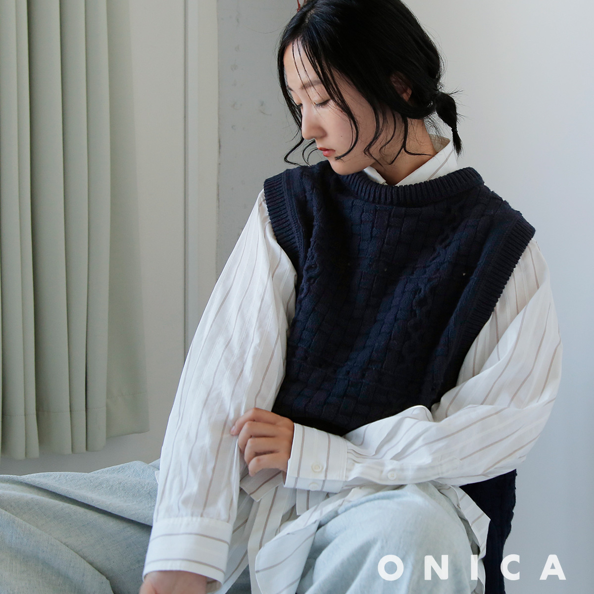 ONICA(IjJ)TCNRbg xXg gRecycled Cotton Vesth oni059