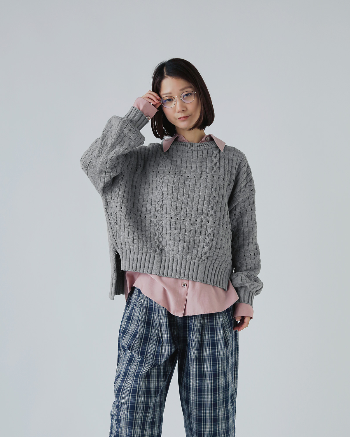 ONICA(IjJ)TCNRbg Wp[ gRecycled-Cotton Jumperh oni060