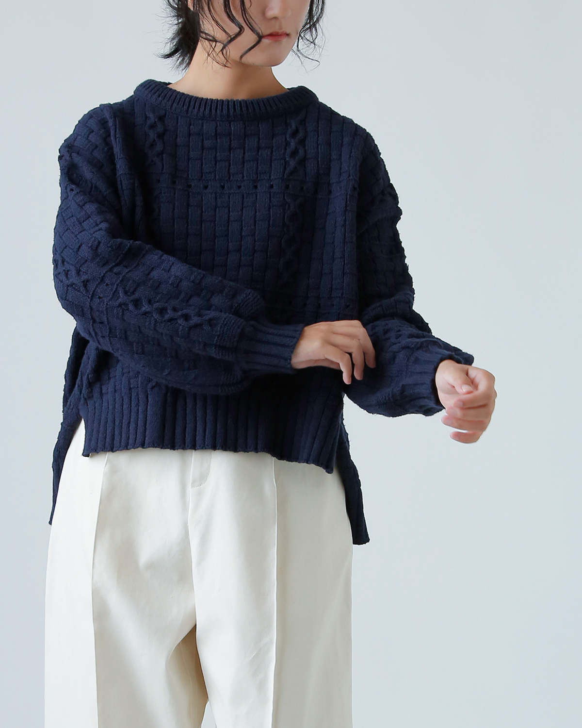ONICA(IjJ)TCNRbg Wp[ gRecycled-Cotton Jumperh oni060
