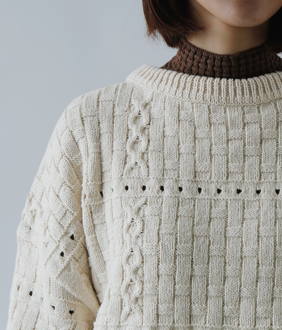 ONICA(IjJ)TCNRbg Wp[ gRecycled-Cotton Jumperh oni060